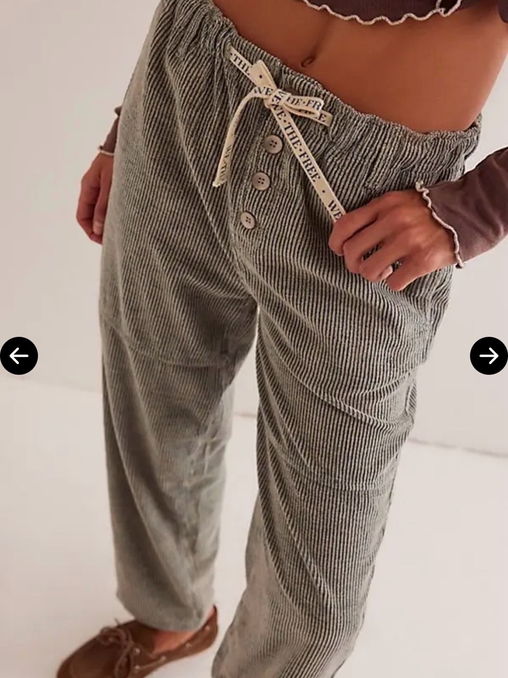 Free People Roscoe Cord Pull On Pants